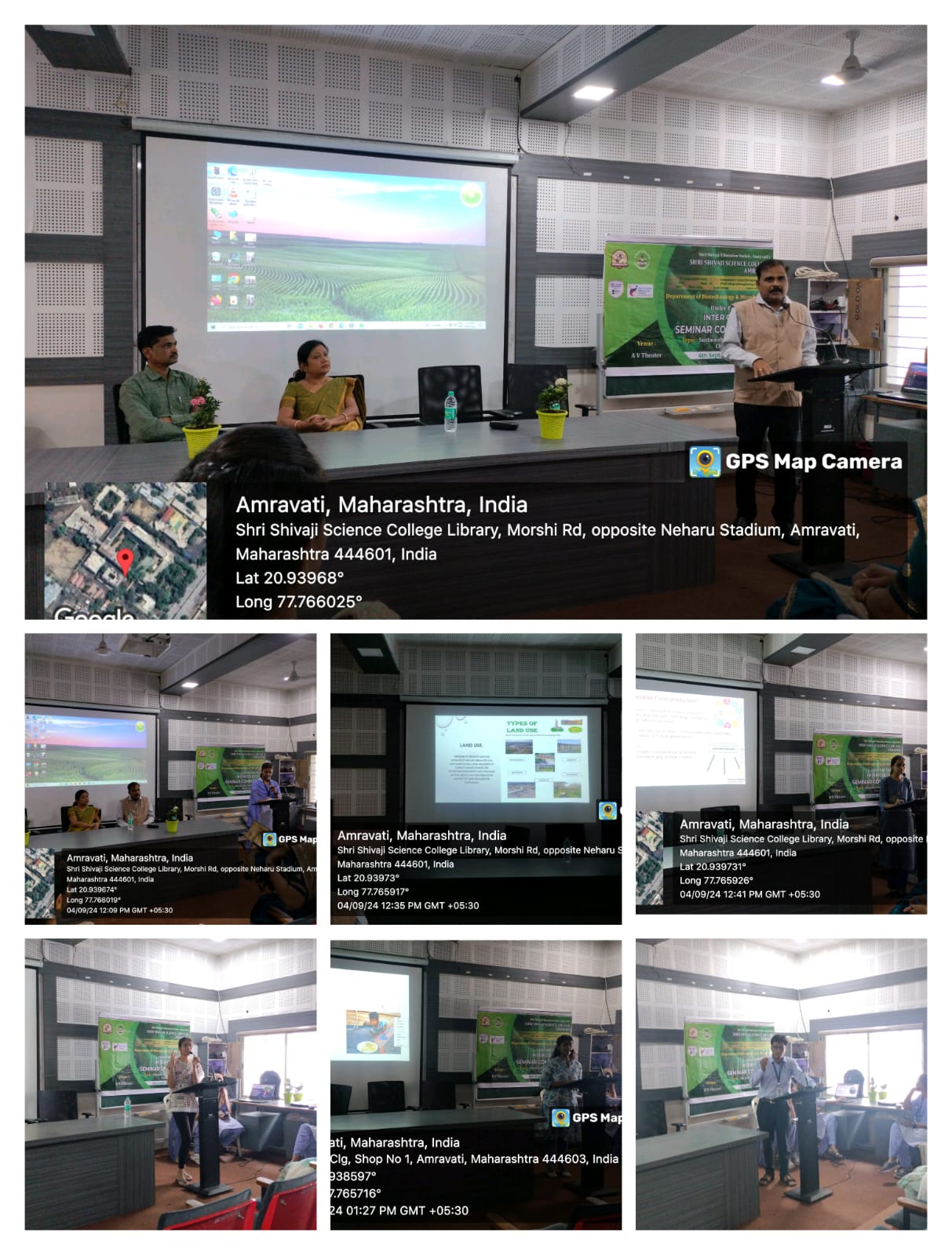 Students presenting their insights at the seminar