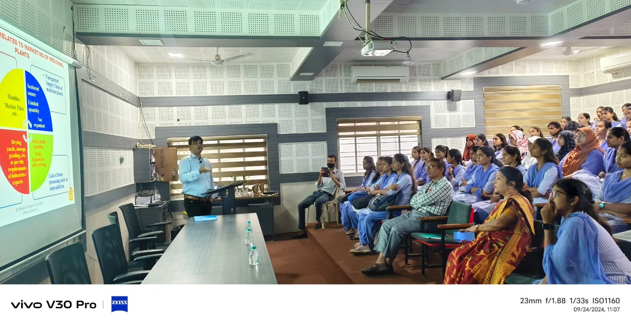 Dr. Mangesh J. Dagwal Interacting with UG Students During Work Shop 