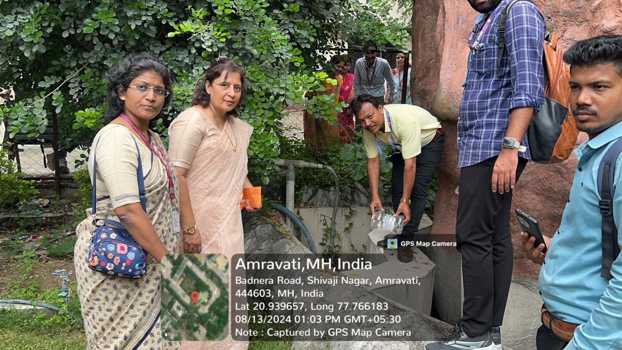 Guppy Fish released in College Aesthetic Garden