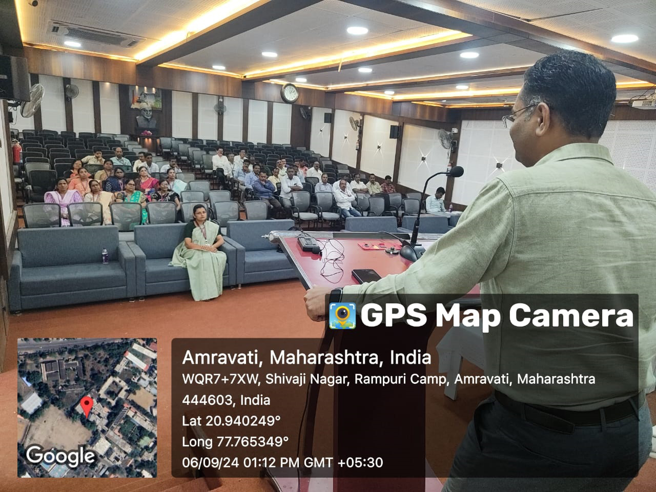 Resource Person delivering session on Workshop on Effective Handling and Deployment of Office Tools and ICT based Devices