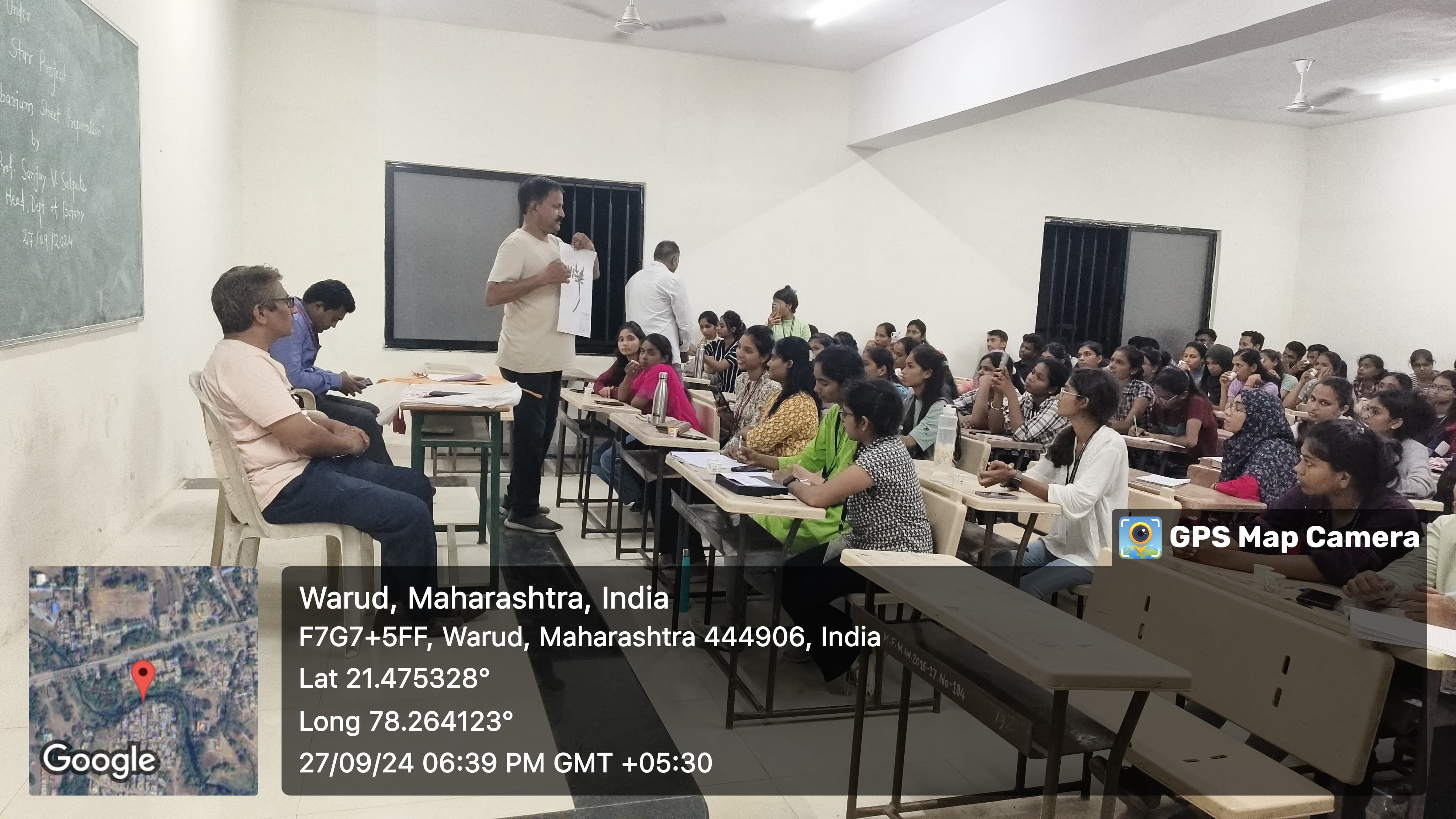 Lecture on Herbarium Preparation for collected sample from the Field.