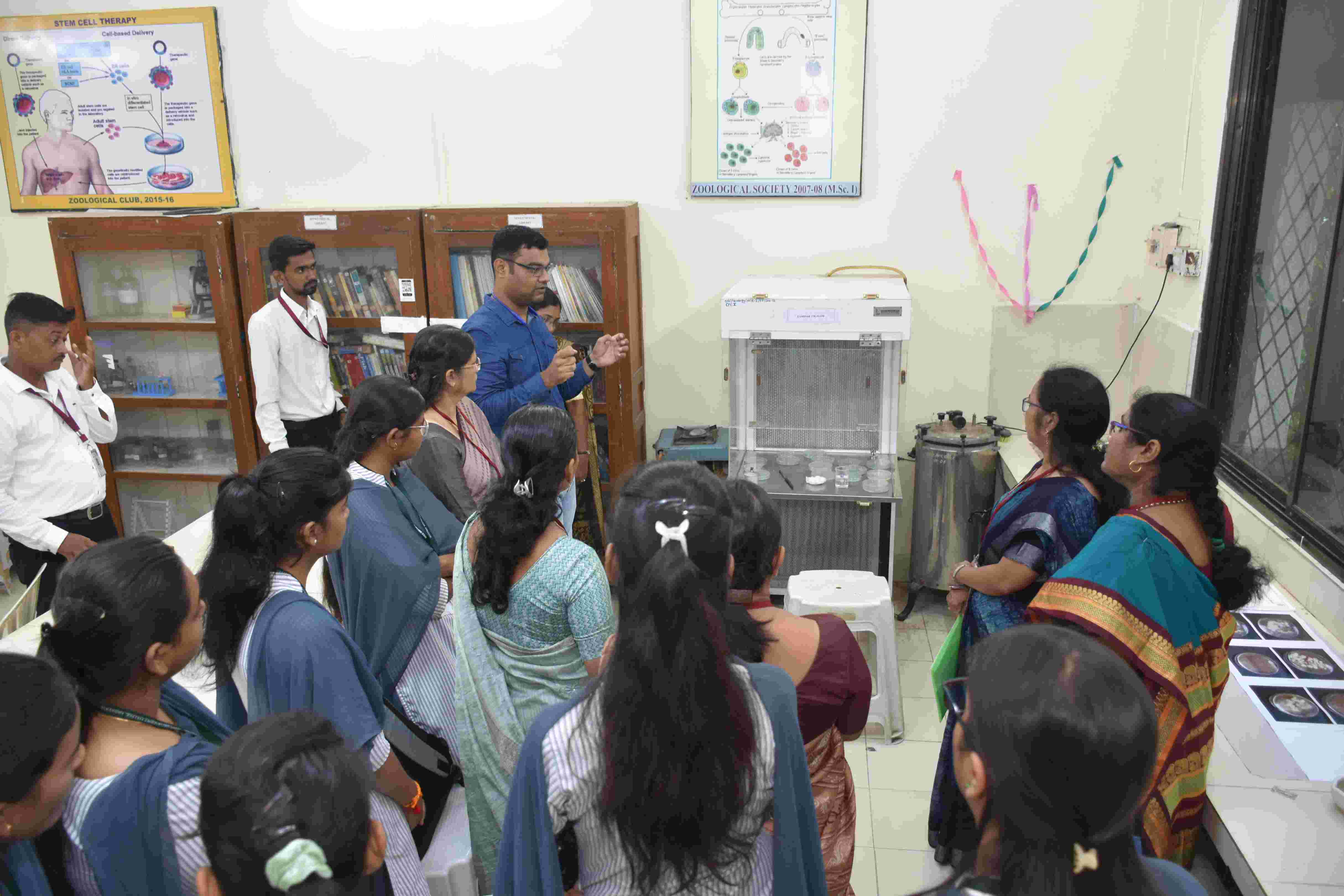 Image 5- Demonstration on use & Maintainance of Laminar Air Flow
