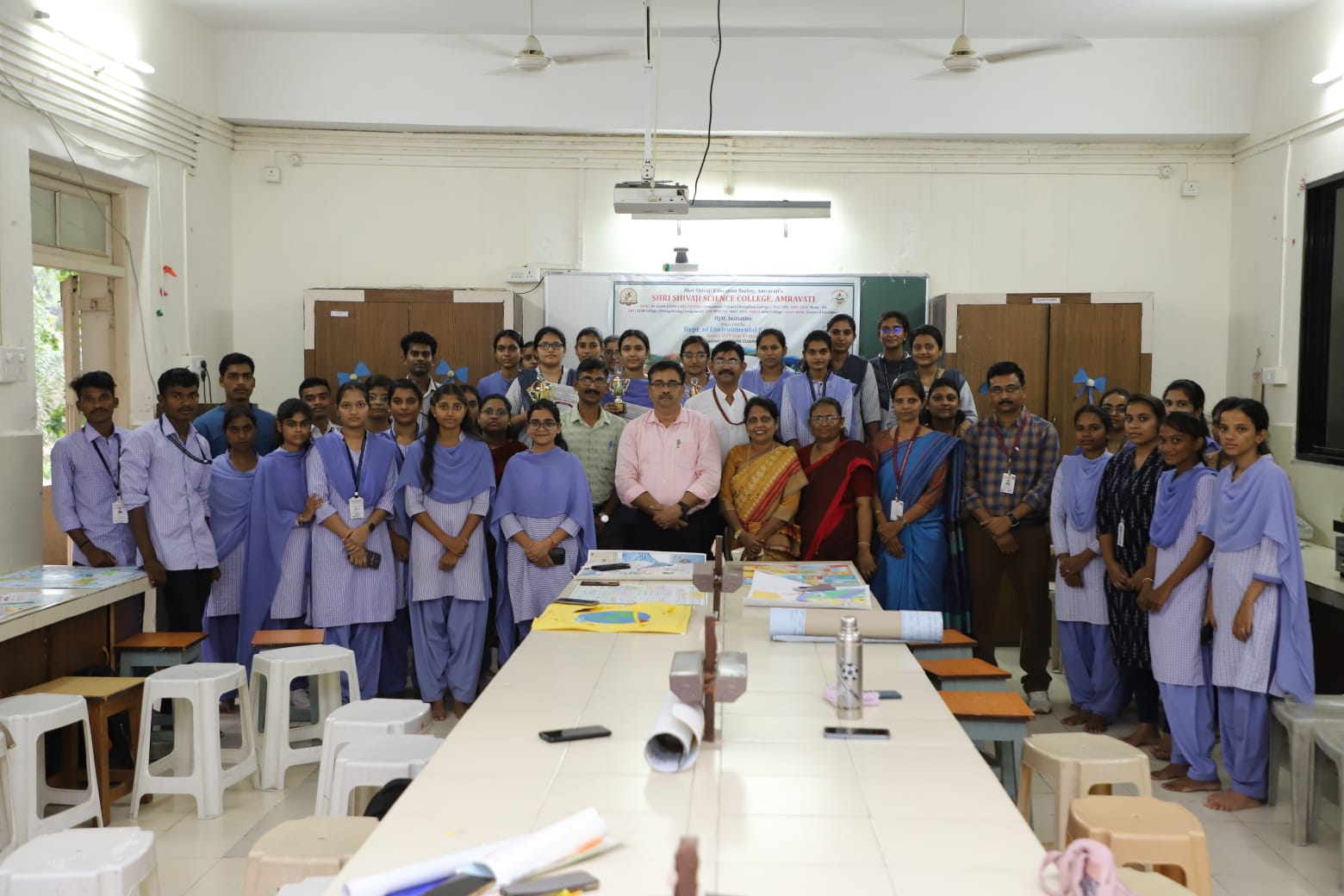 Group Photo of Wall Magazine  Poster Competition