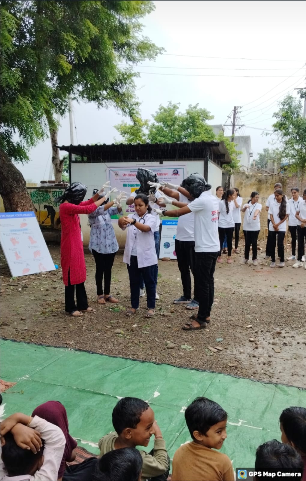Action speak louder than words- using mime to creatively demonstrate imp of hand washing