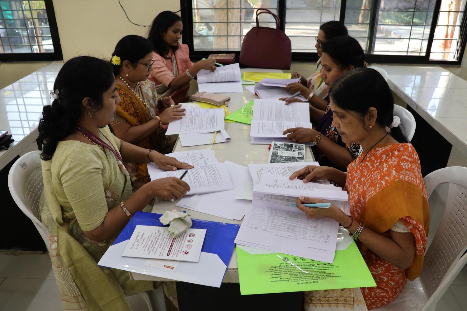 Participants working on curriculum design of GOEC