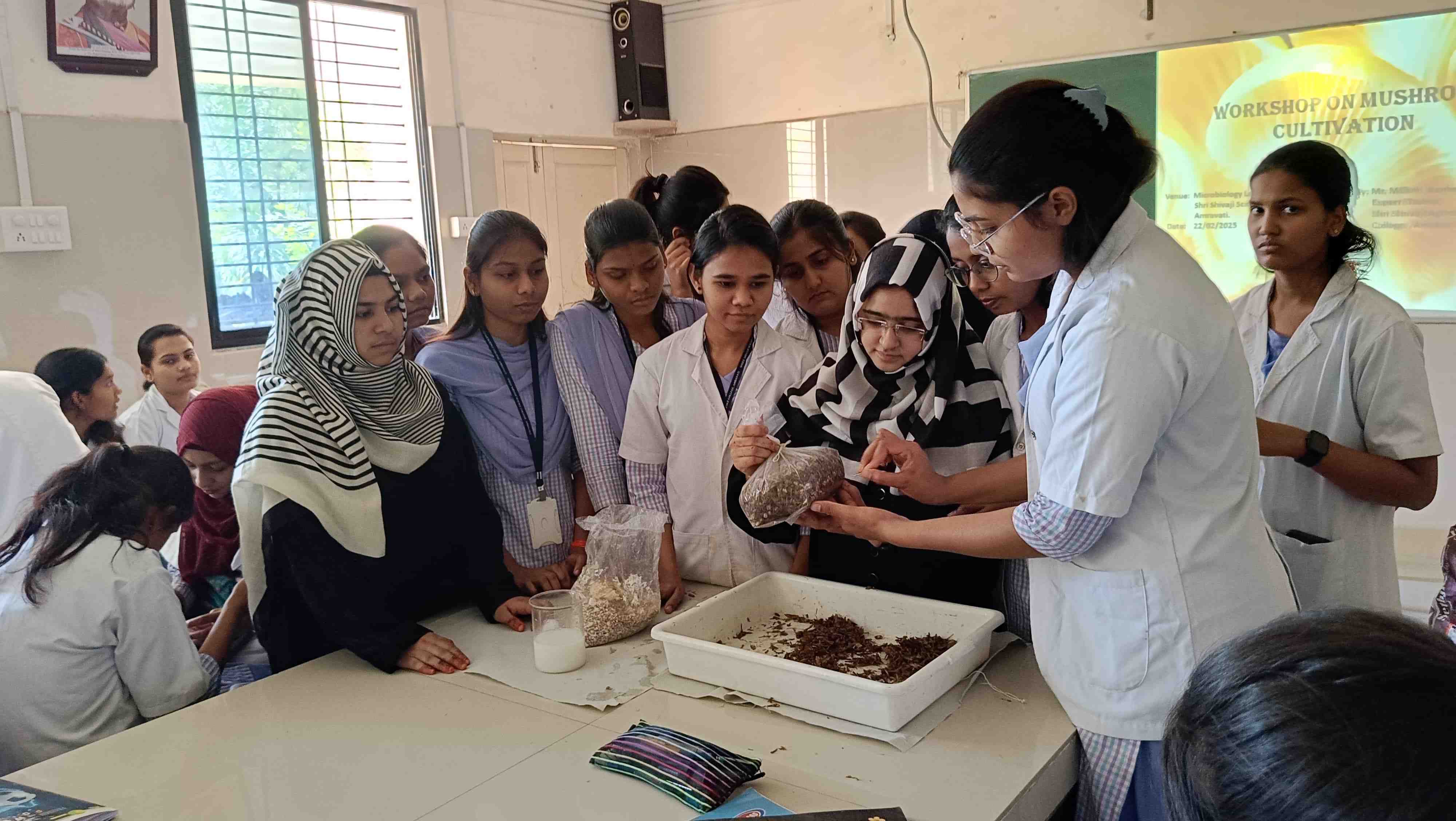 Students exploring innovative cultivation techniques
