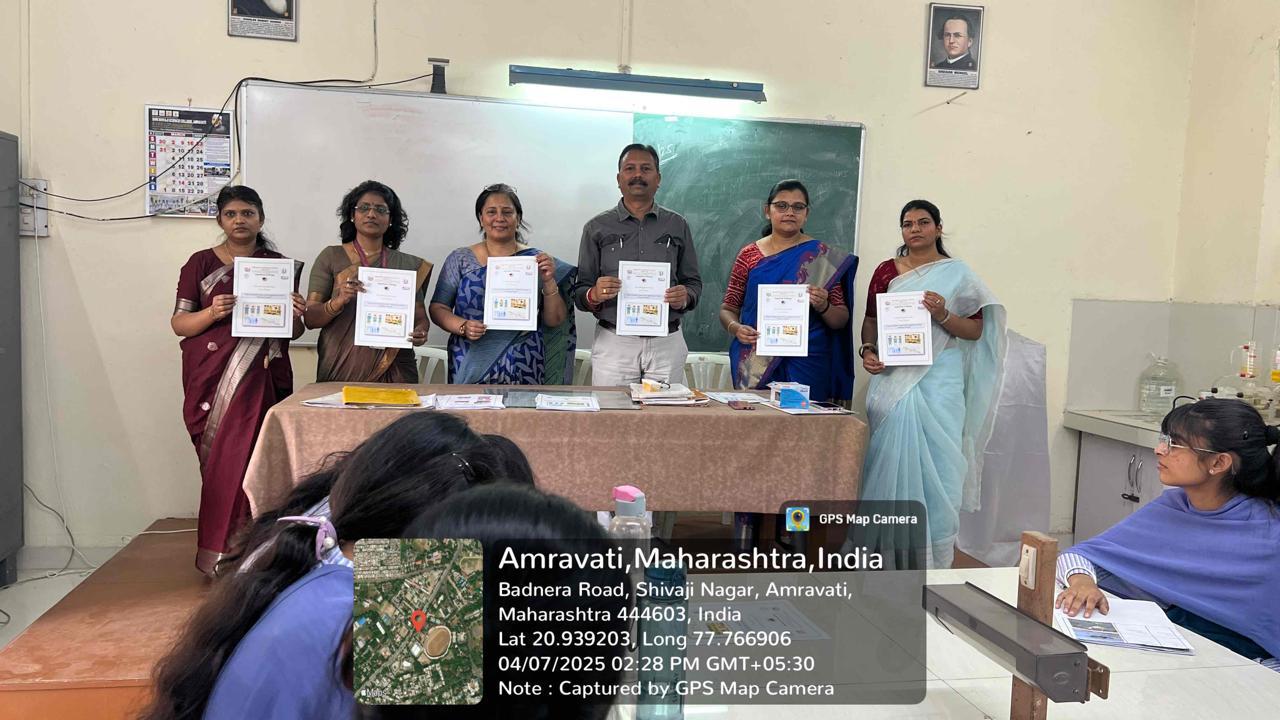 4. Booklet released for Students topic on “Study of Human Genetic trait & application of Hardy Weinberg Principle”