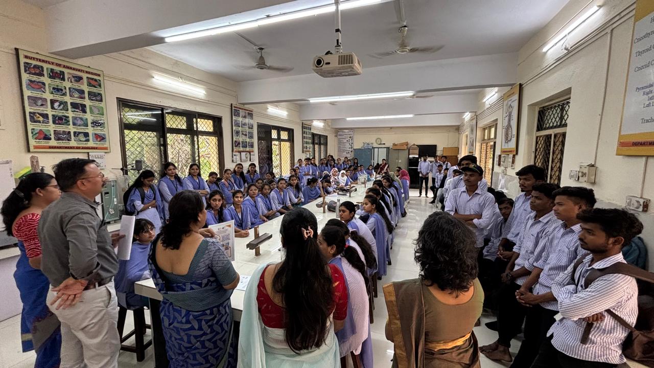 6. Students actively participated in Genetic traits activity