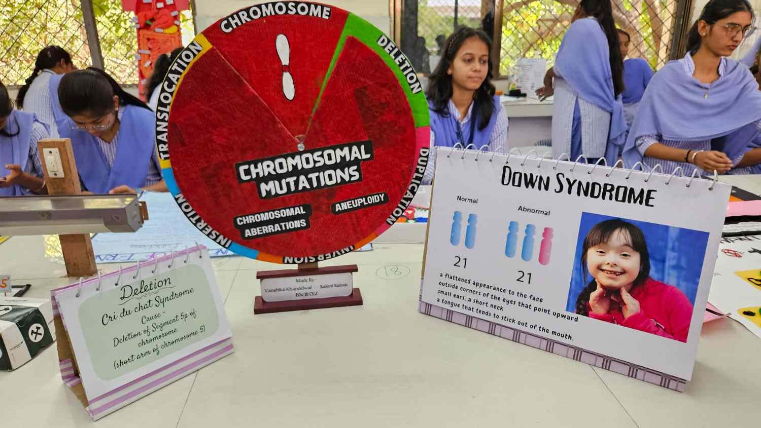 Students creativity showing in their models to presentation 