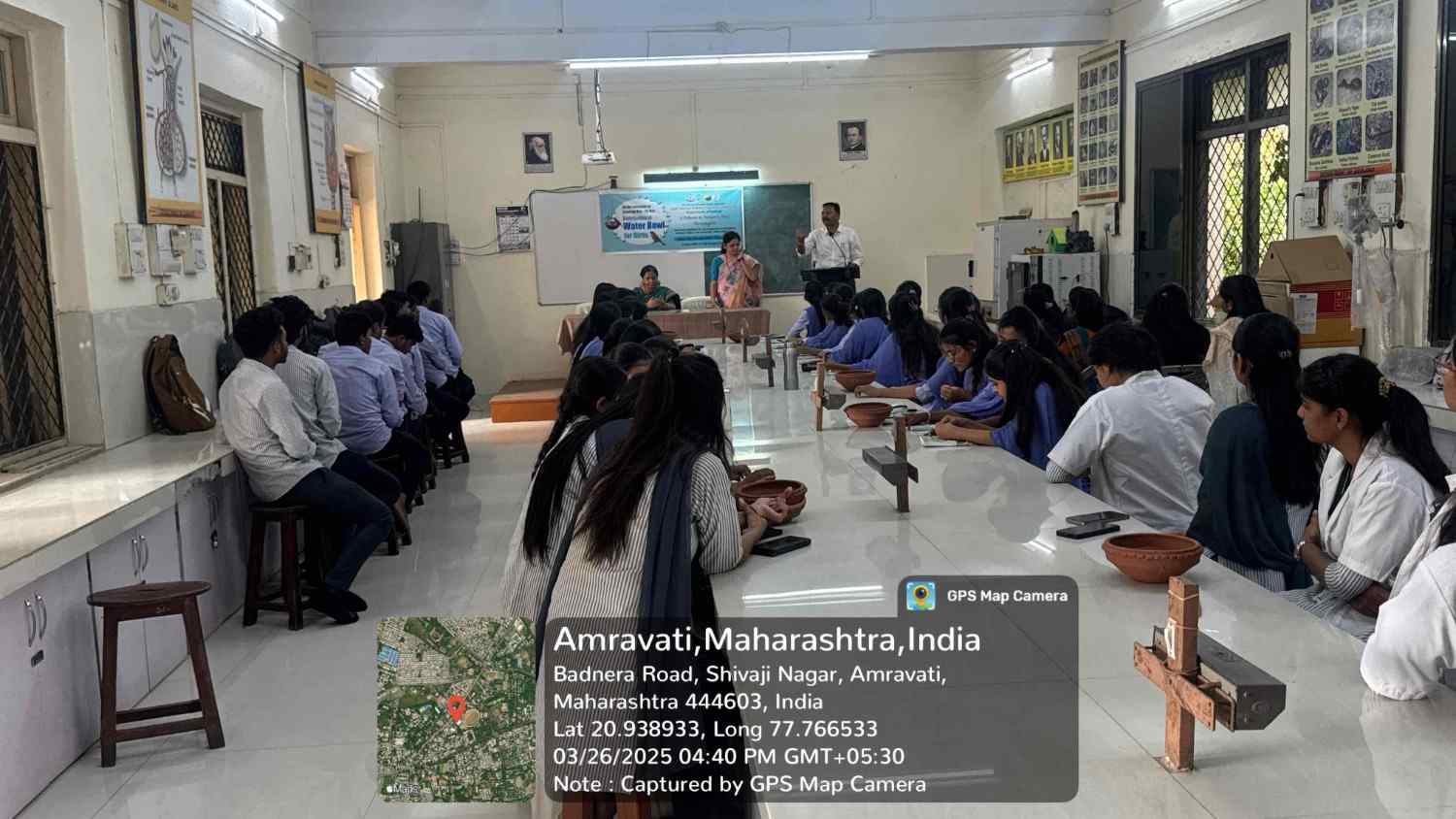 Sparrow conservation awareness guidance by Dr. G. A. Wagh 