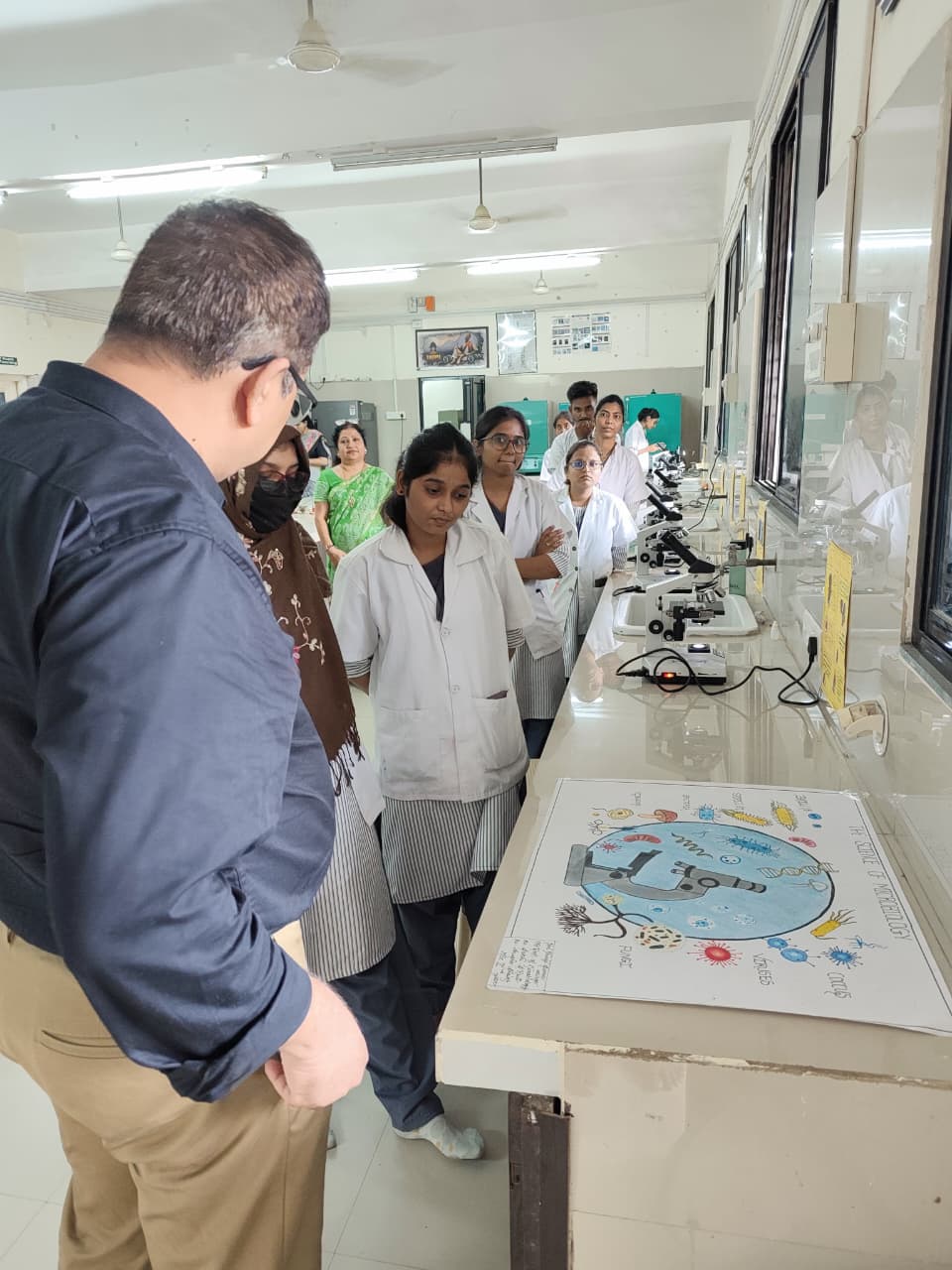 Observing life too small for naked eye