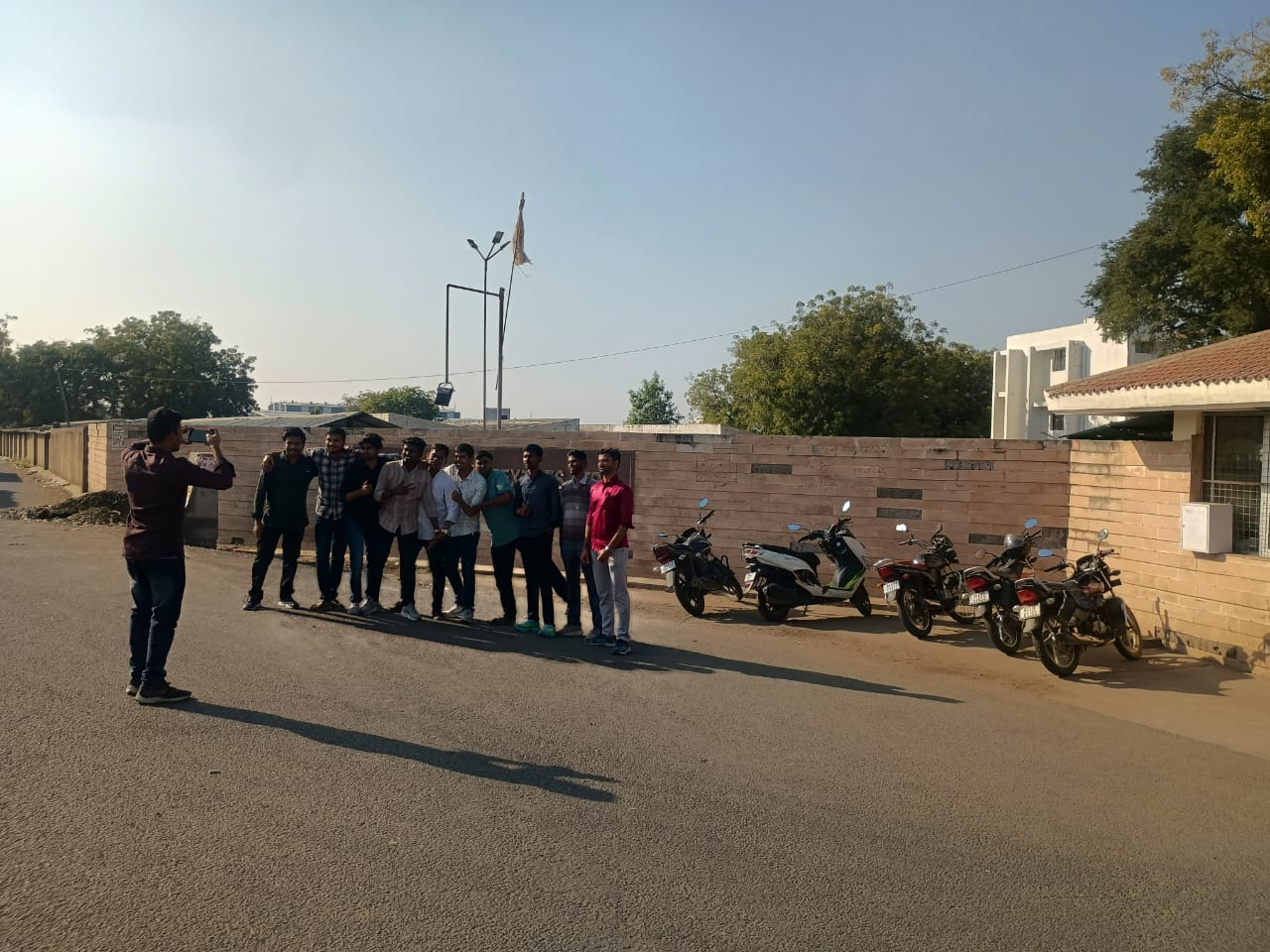  Photograph at entry gate