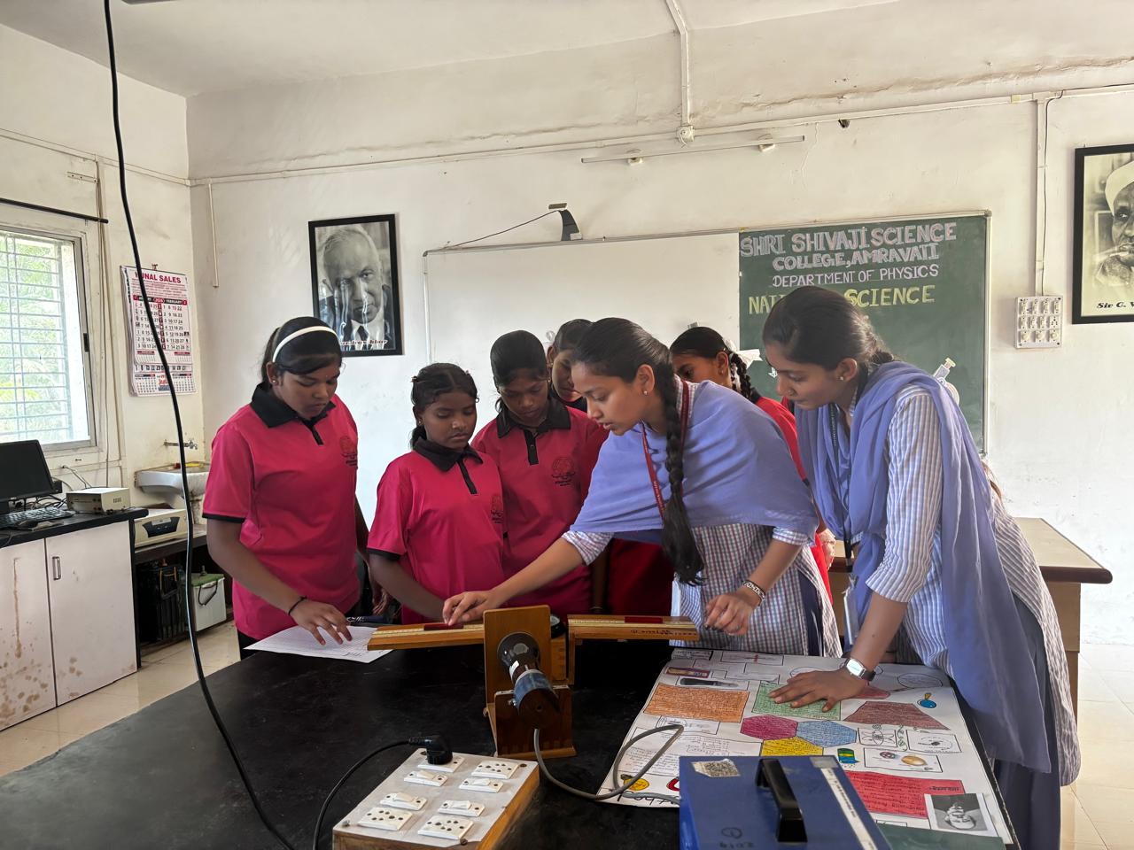 Hands on experiments for school student