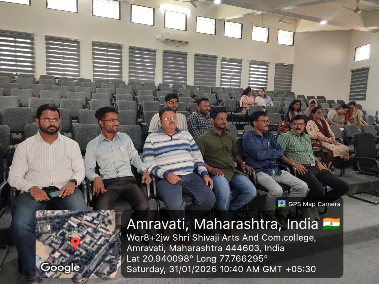 Participants for workshop at Shri Shivaji Art and commerce college, Amravati