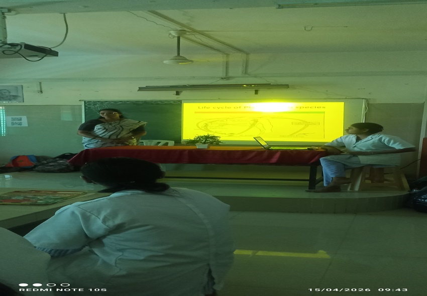 Students attentively participating in the guest lecture session.