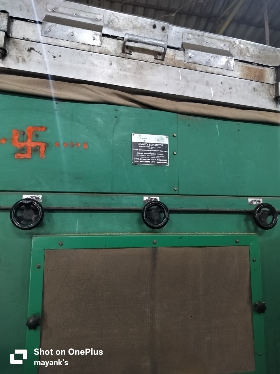 Machinery