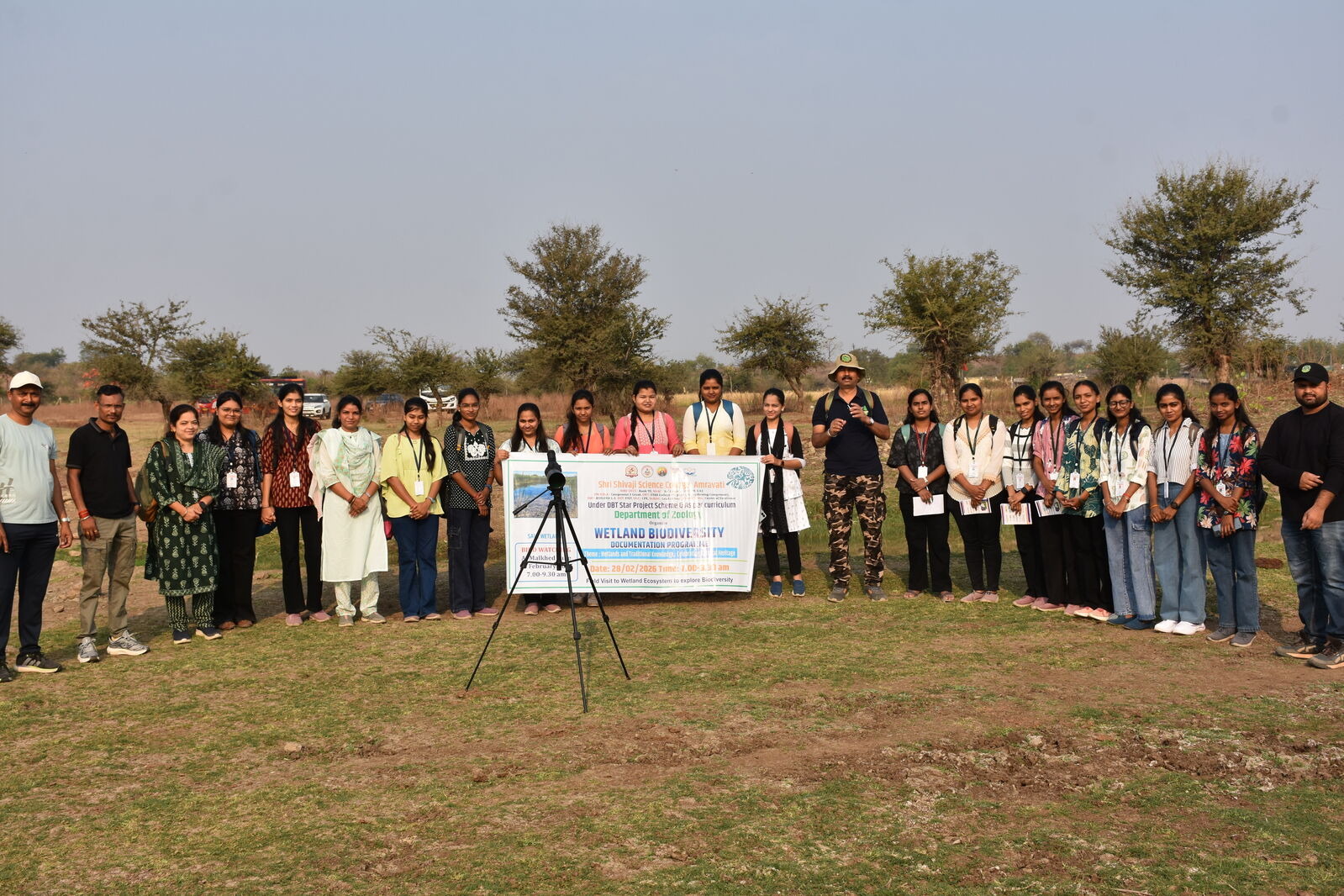 Students gain knowledge about wetland ecosystem
